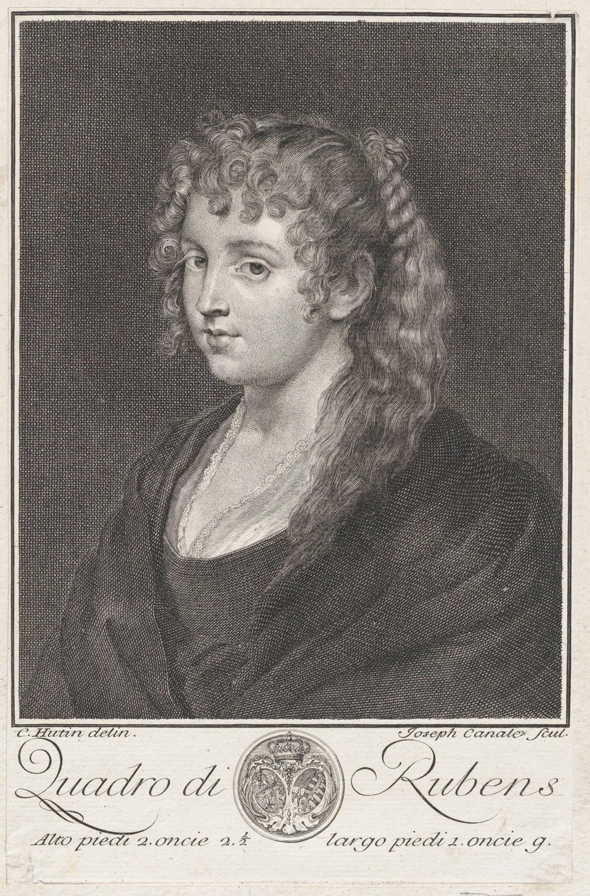 Retrato de una joven, ca. 1745-76 de Giuseppe Canale