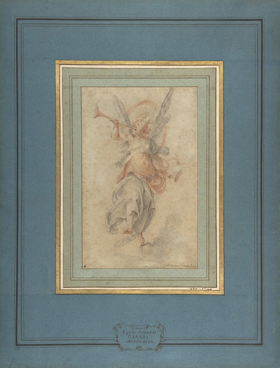 Figura alegórica de la Fama, ca. 1590 de Giuseppe Cesari