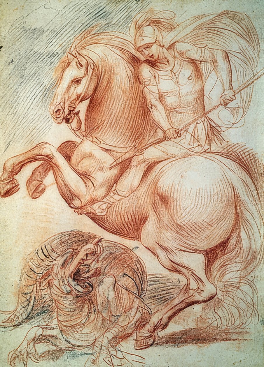 El milagro del dragón de San Jorge de Giuseppe Cesari