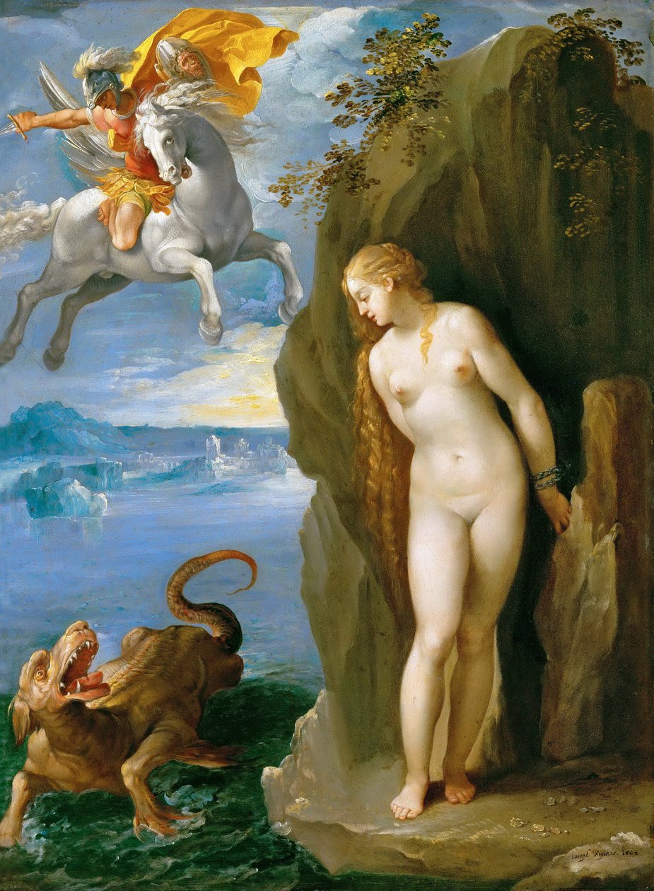 Alemán: Perseus befreit Andromeda Perseo y Andrómeda de Giuseppe Cesari