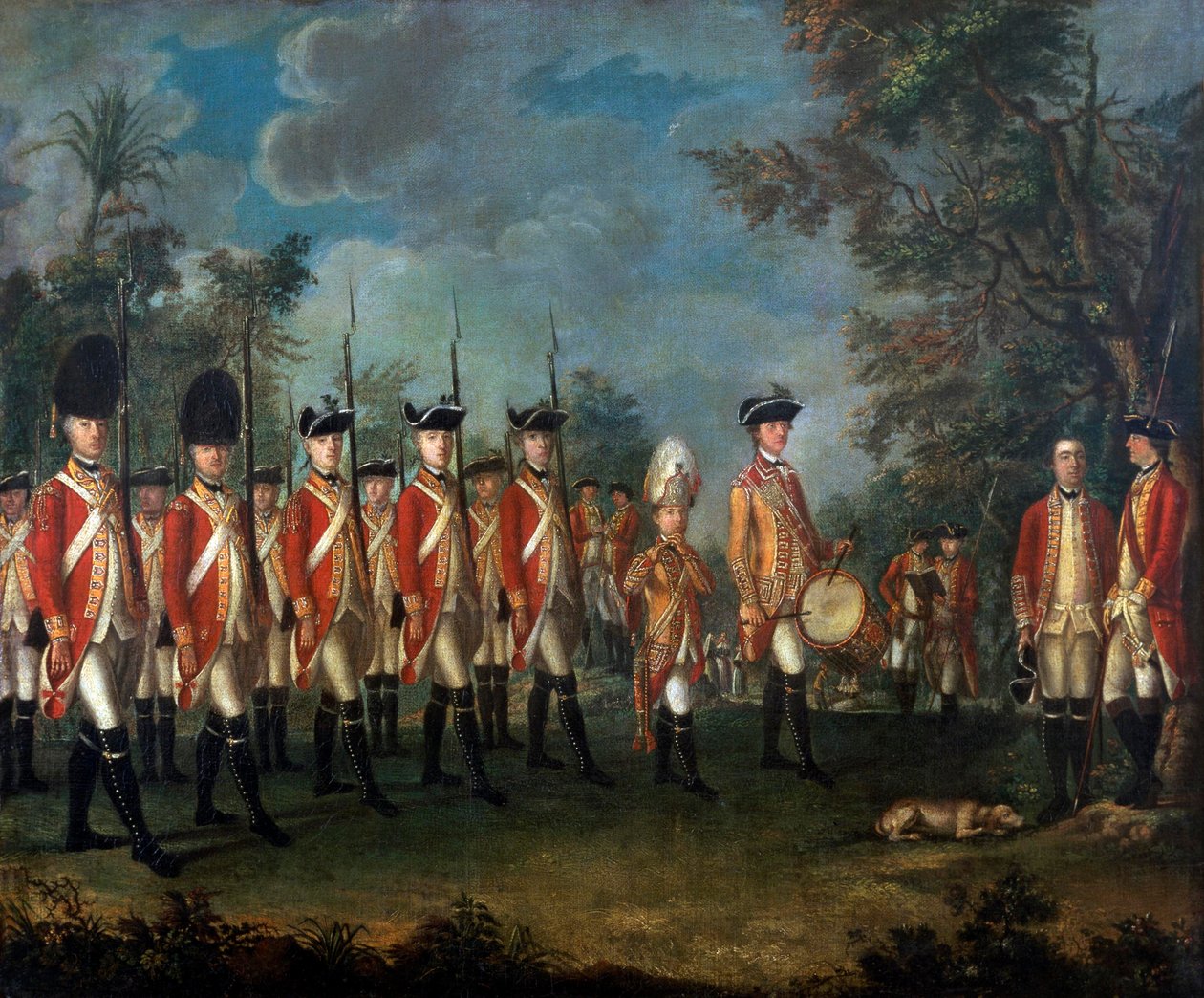 Lord George Lennox, Coronel del 25º Regimiento de Infantería, c.1771 de Giuseppe Chiesa