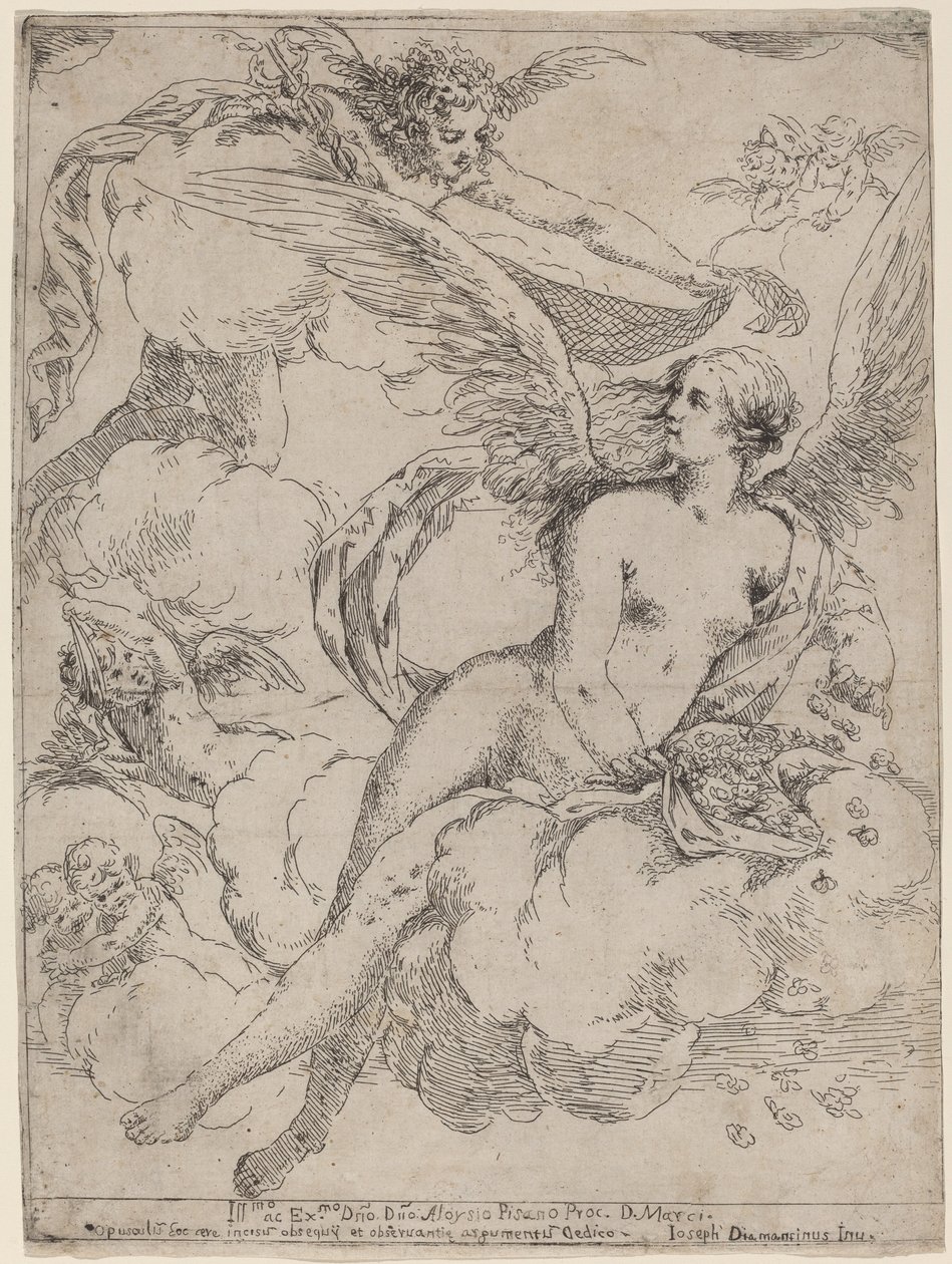 Flora y Mercurio de Giuseppe Diamantini