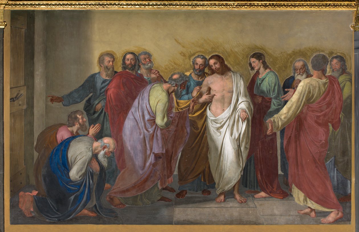 Presbiterio, Incredulidad de Santo Tomás 1832 de Giuseppe Diotti