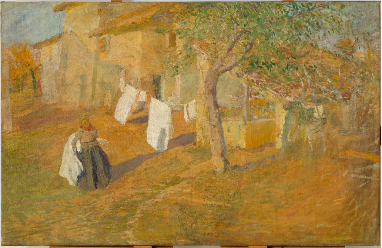 Mediodía (pintura al óleo sobre lienzo) de Giuseppe Graziosi