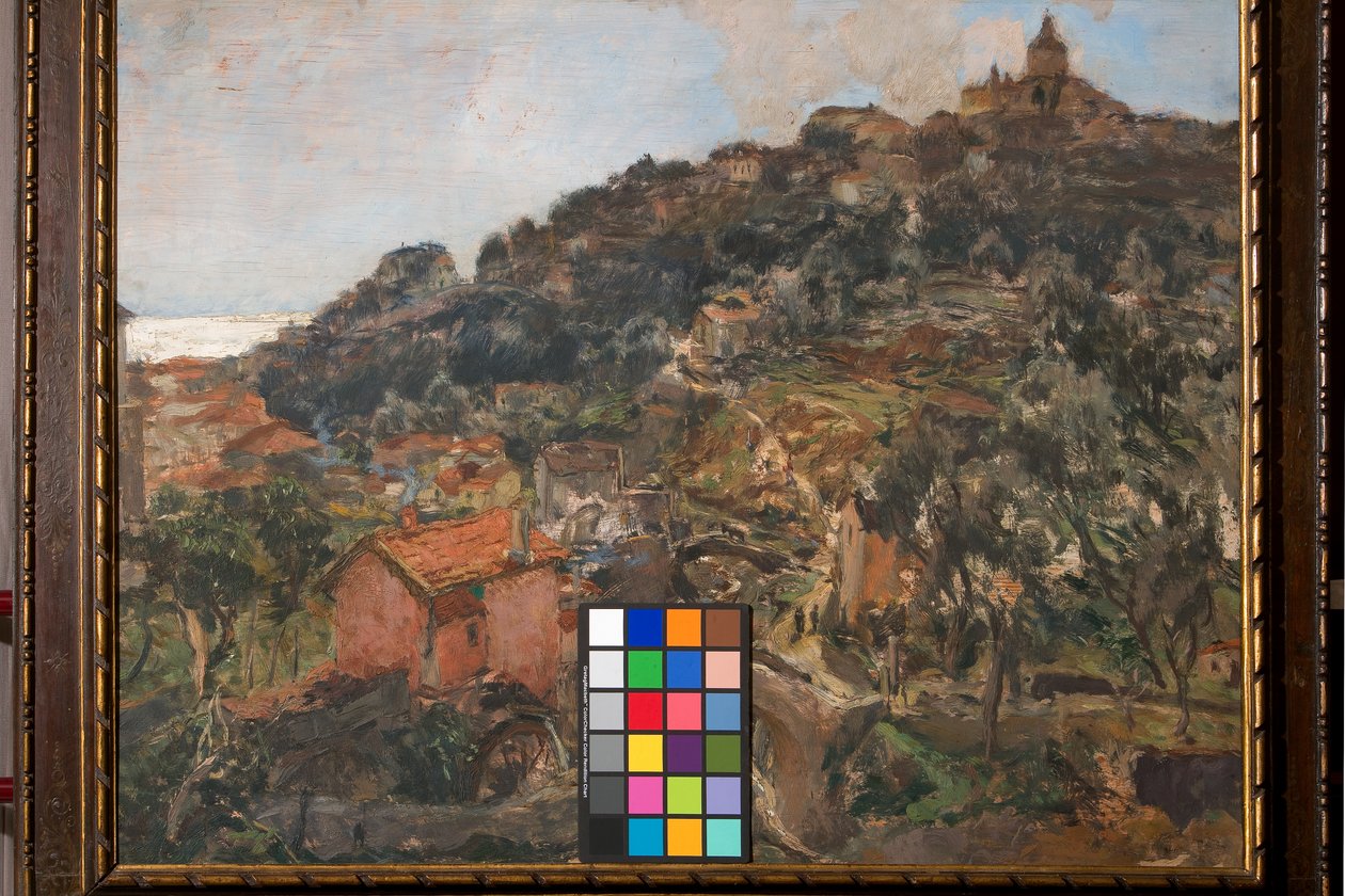 Sanremo (óleo sobre contrachapado) de Giuseppe Graziosi