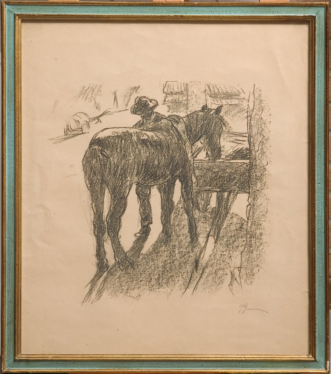 El herrero (litografía) de Giuseppe Graziosi