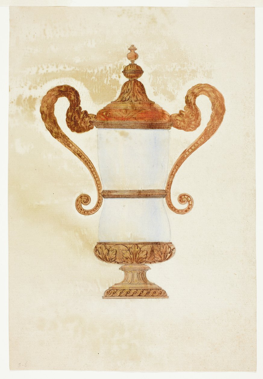 Urna de doble asa de Giuseppe Grisoni
