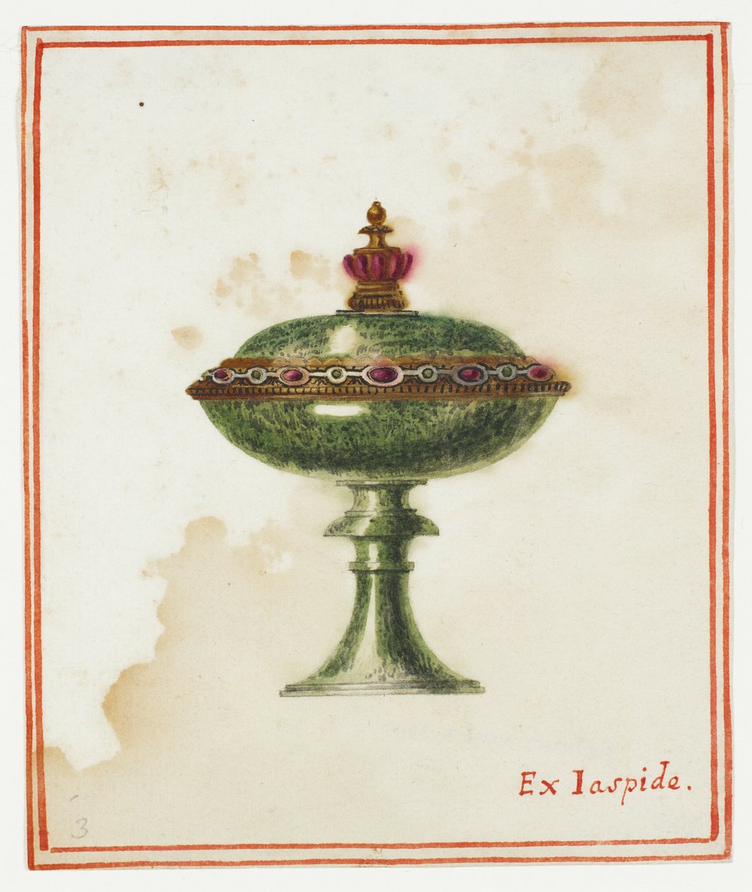 Plato Cubierto Jaspe de Giuseppe Grisoni