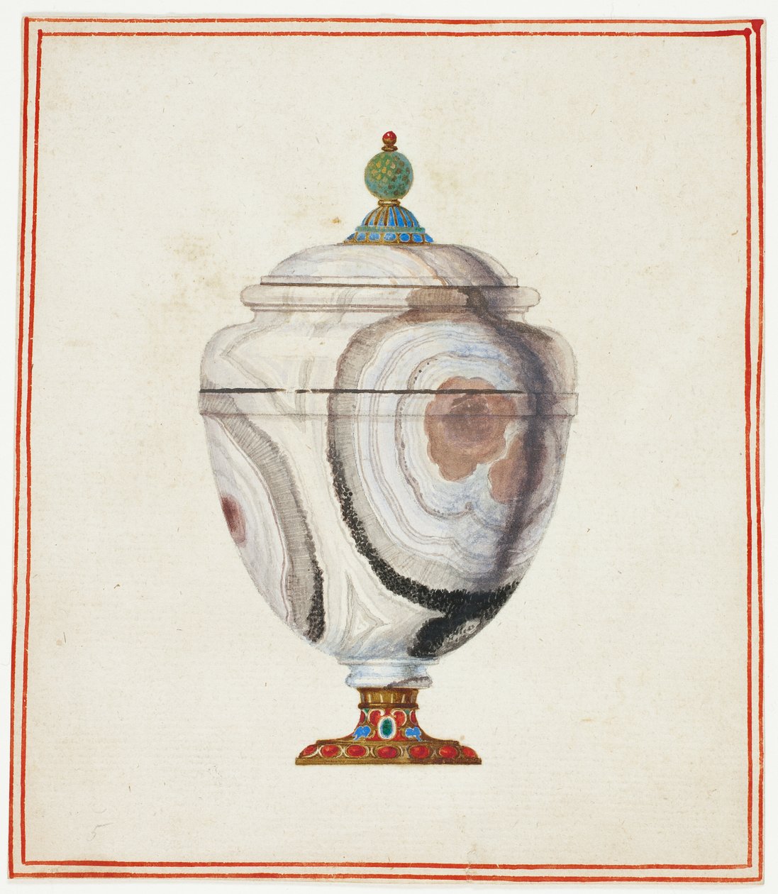 Urna de piedra de Giuseppe Grisoni
