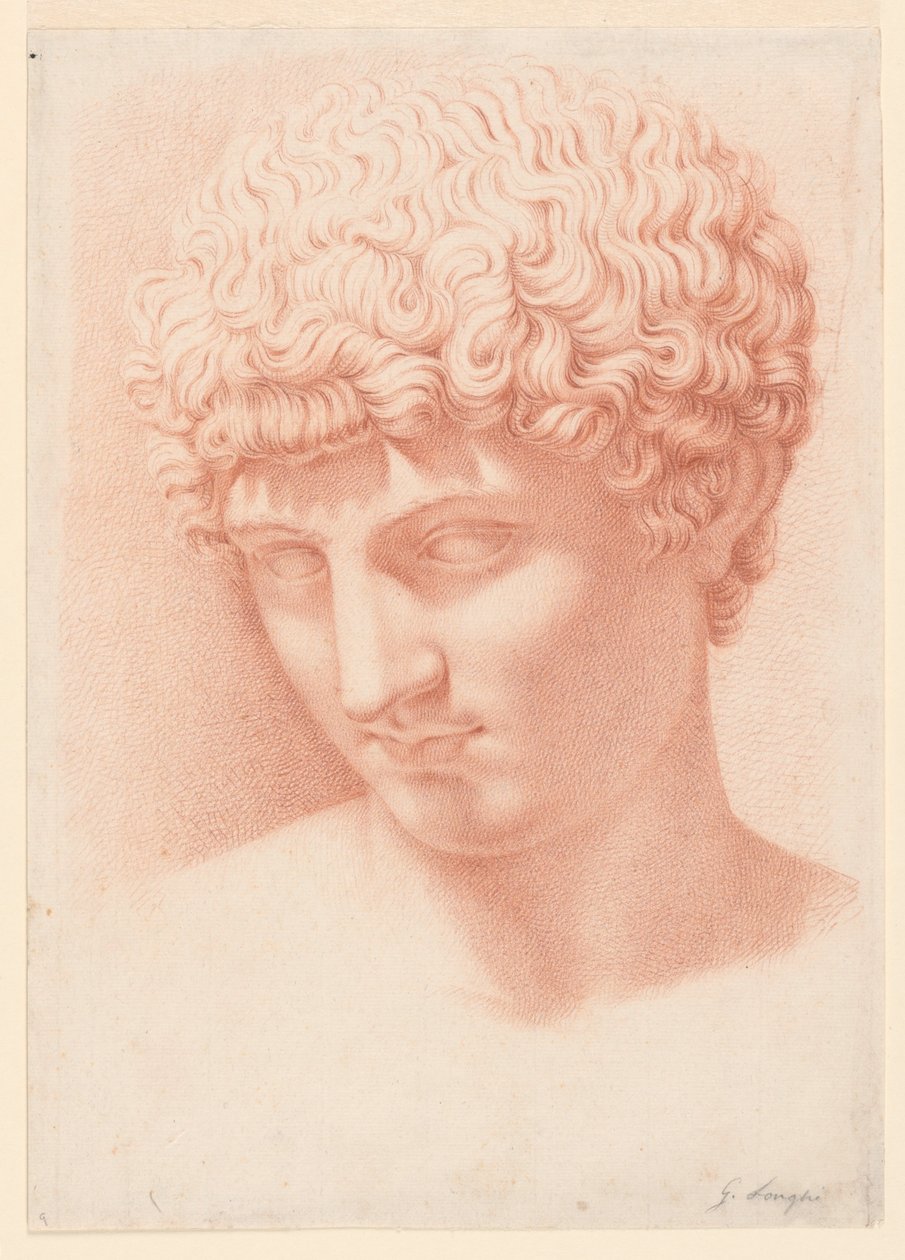 Cabeza de Apolo de Giuseppe Longhi