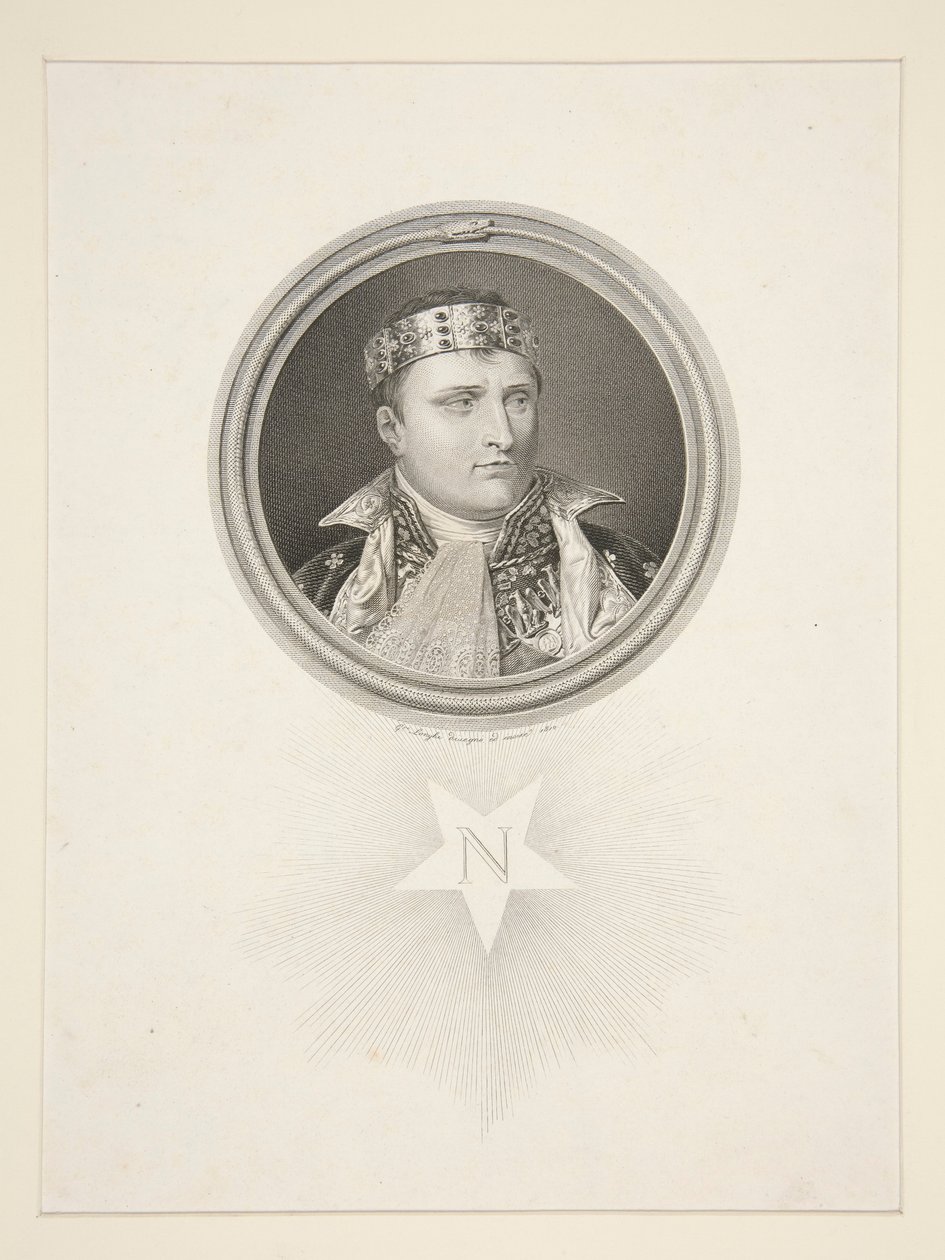 Napoleón como rey de Italia de Giuseppe Longhi