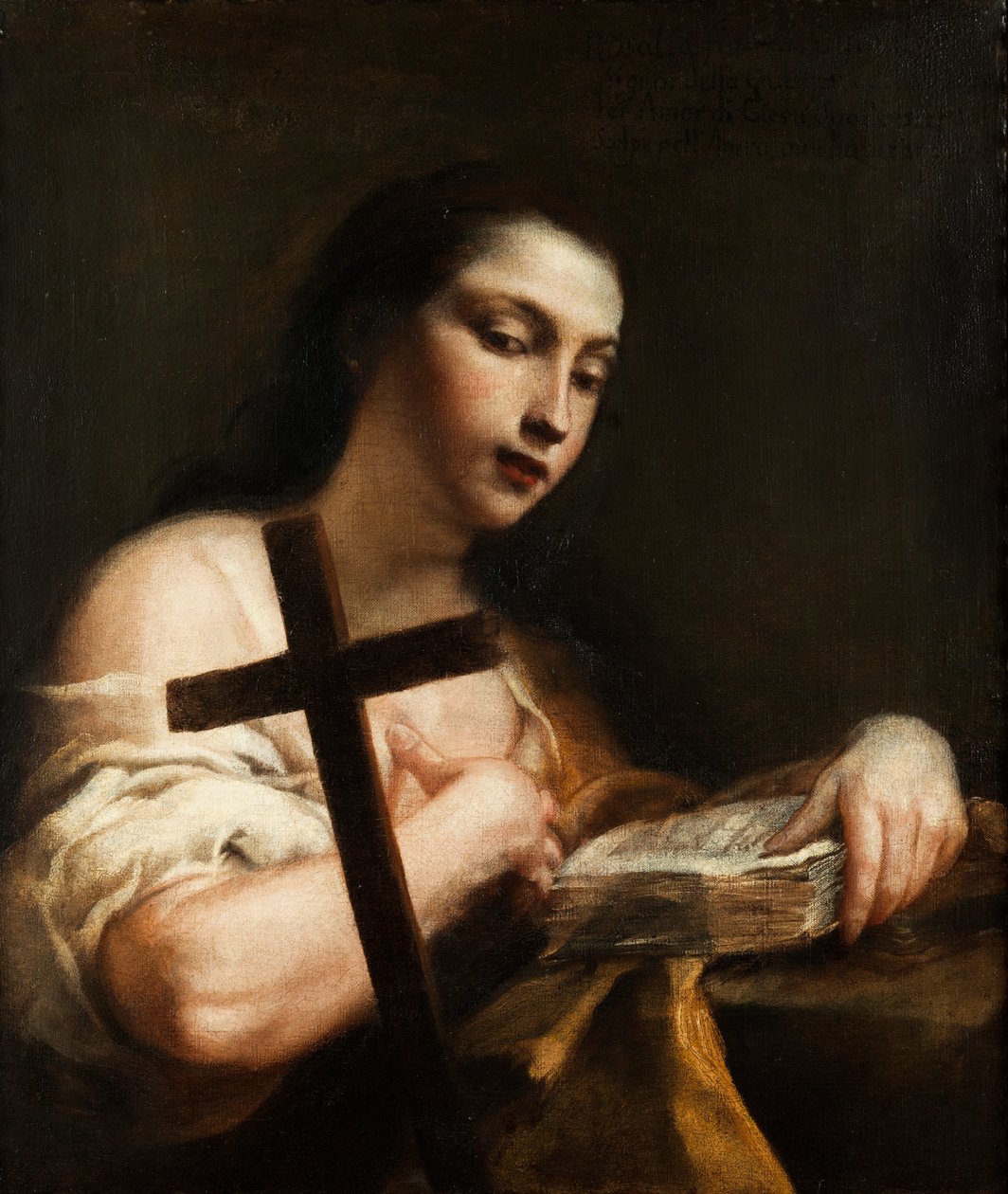 Santa María Magdalena como Santa Rosalía de Giuseppe Maria Crespi