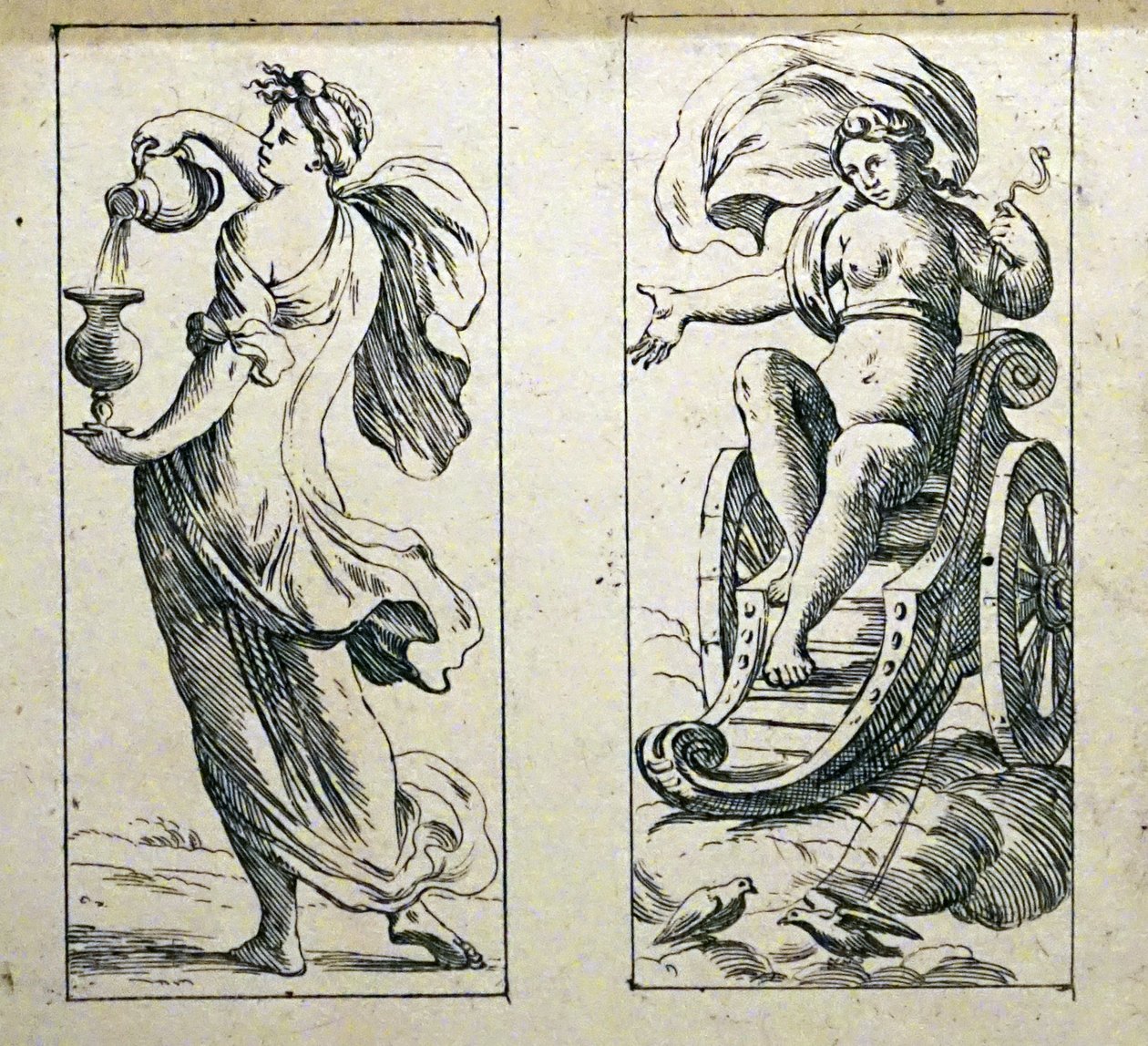 Cartas del tarot del siglo XVII de Giuseppe Maria Mitelli
