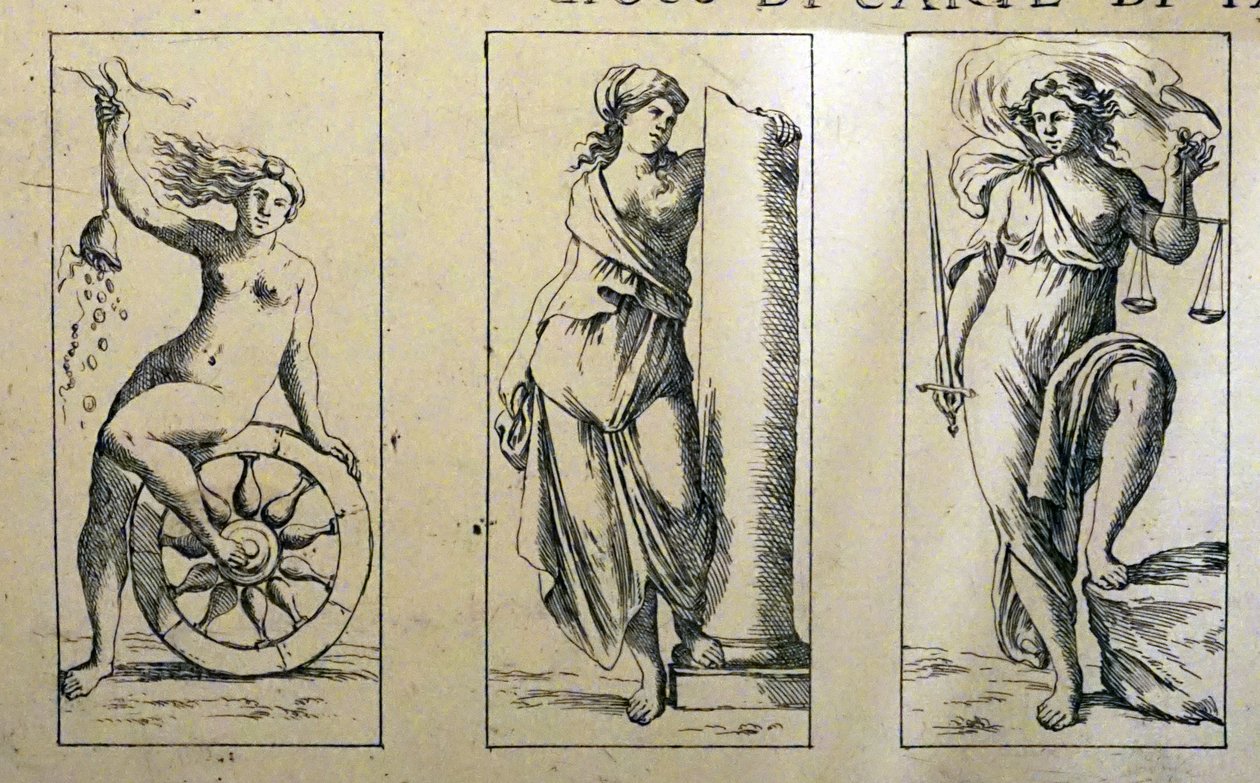Cartas del tarot del siglo XVII de Giuseppe Maria Mitelli