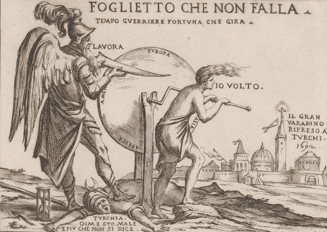 Una alegoría relacionada con las fortunas de los turcos de Giuseppe Maria Mitelli