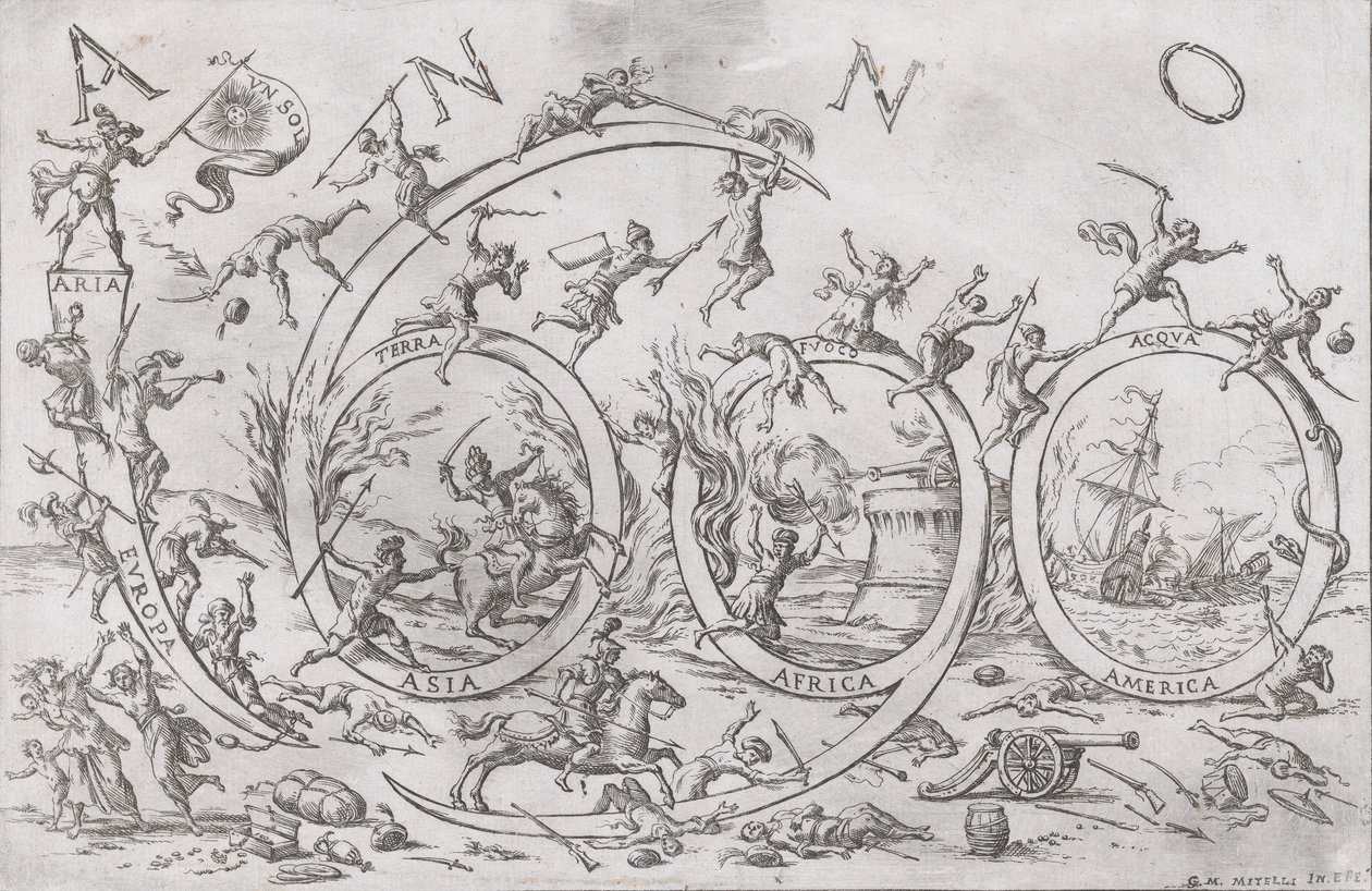 El año 1690 de Giuseppe Maria Mitelli