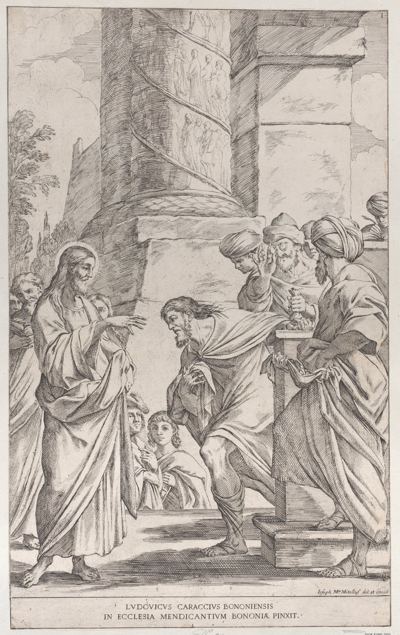Llamada de San Mateo (detalle) de Giuseppe Maria Mitelli