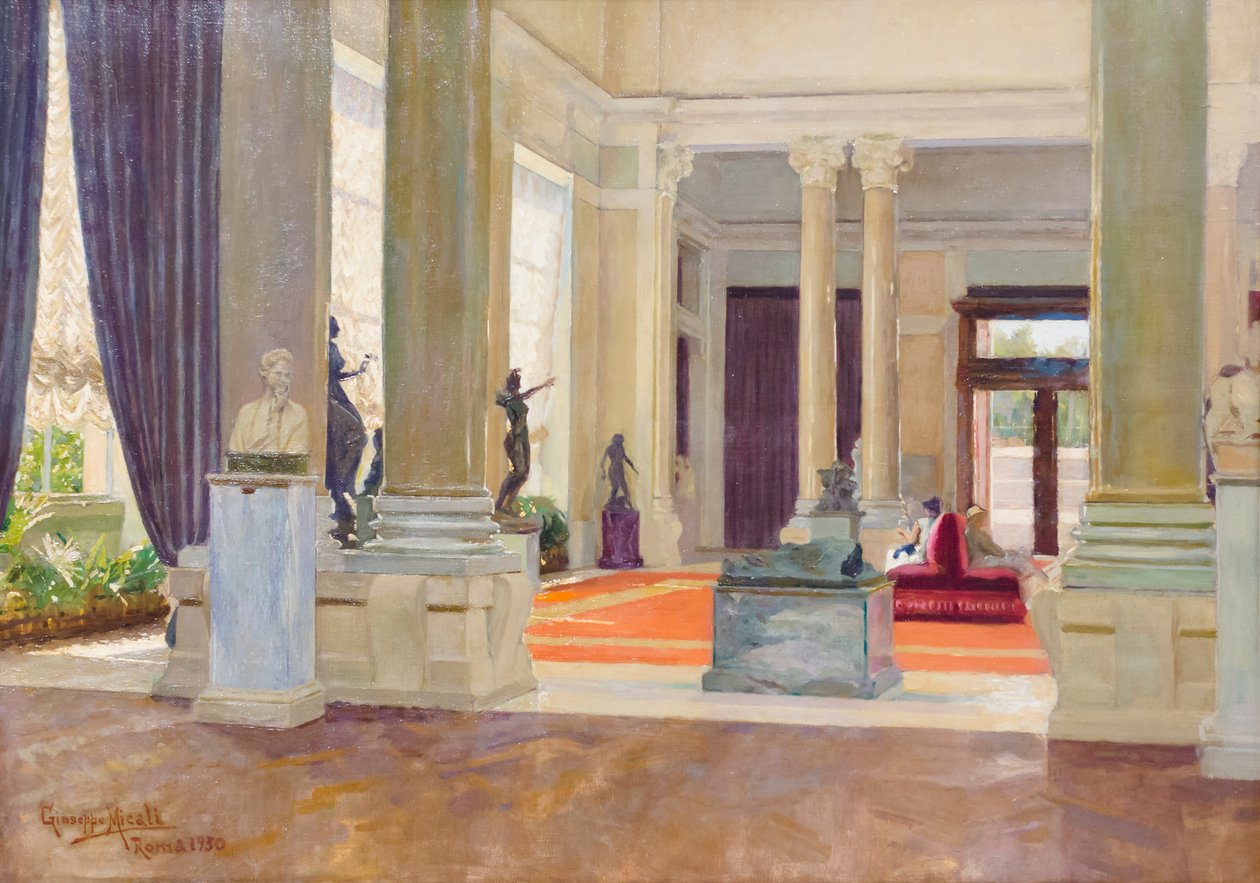 Galería Nacional de Arte Moderno. Vestíbulo de Giuseppe Micali