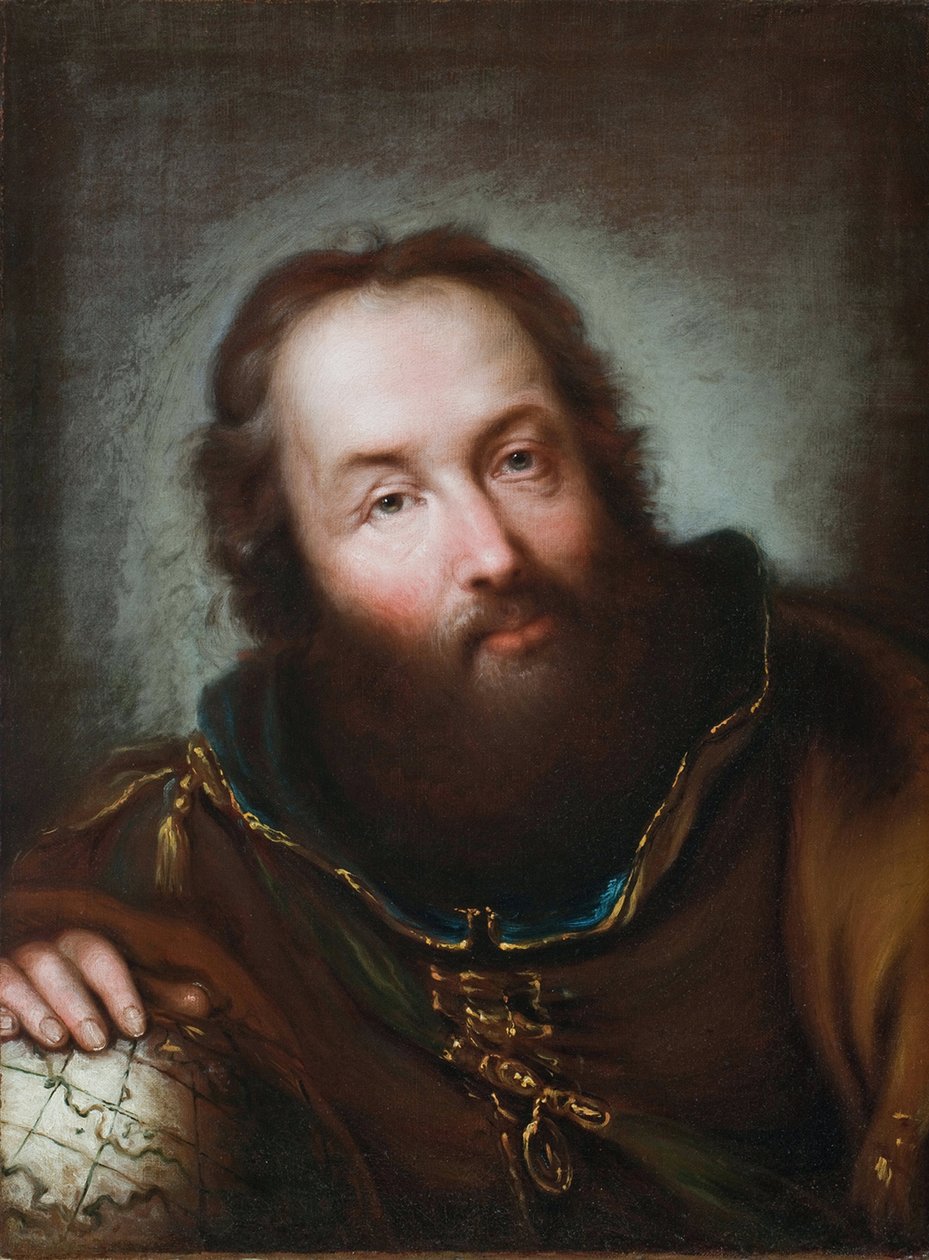 Retrato de Cristóbal Colón de Giuseppe Nogari