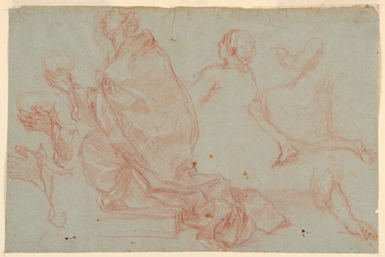 Figuras arrodilladas de Giuseppe Passeri