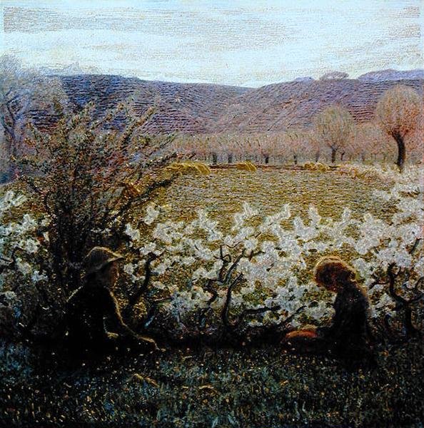 Campo en flor de Giuseppe Pellizza da Volpedo