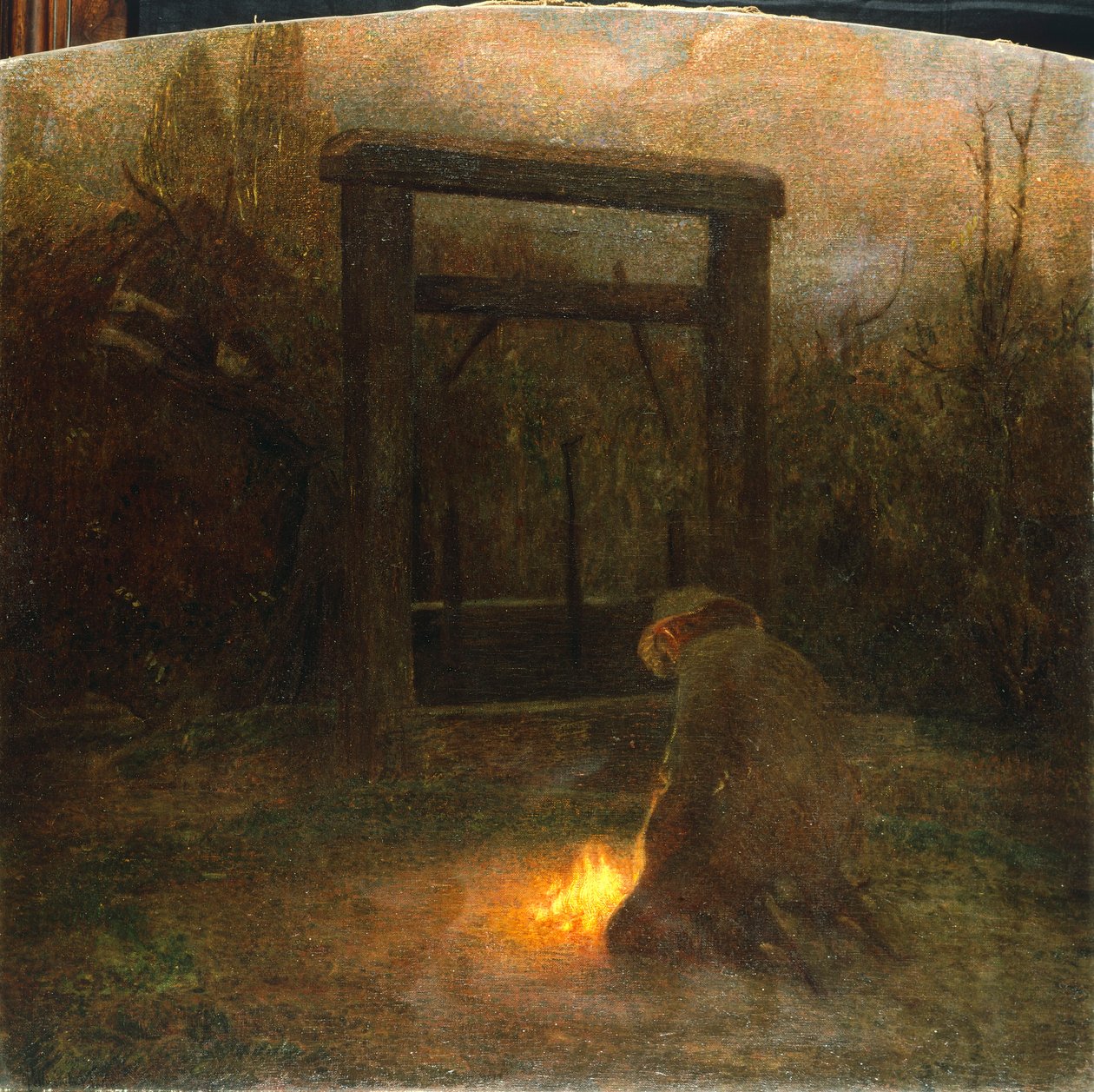 Amor a la vida (panel derecho) de Giuseppe Pellizza da Volpedo
