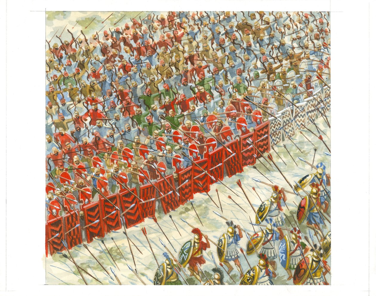 Batalla de Maratón de Giuseppe Rava
