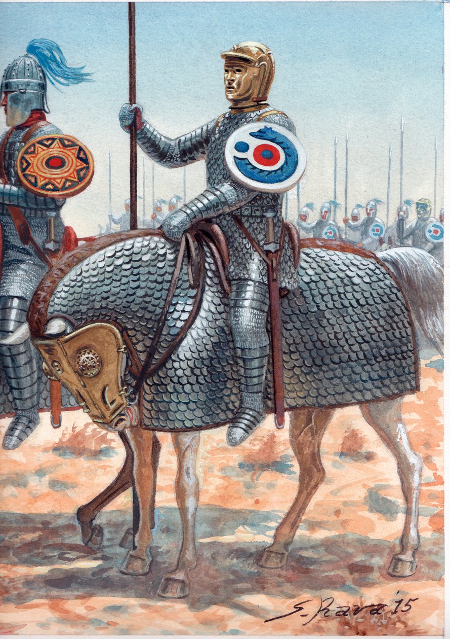 Catafractos y clibanarios del Bajo Imperio Romano de Giuseppe Rava