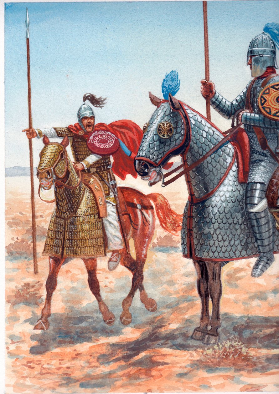 Catafractos y clibanarios del Bajo Imperio Romano de Giuseppe Rava