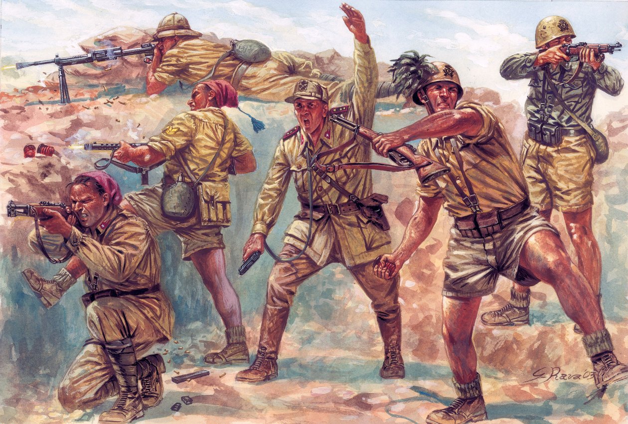 Segunda Guerra Mundial: los bersaglieri italianos en Libia durante la ocupación italiana entre 1934 y 1943 - Segunda Guerra Mundial: los bersaglieri italianos durante la ocupación italiana de Libia de Giuseppe Rava
