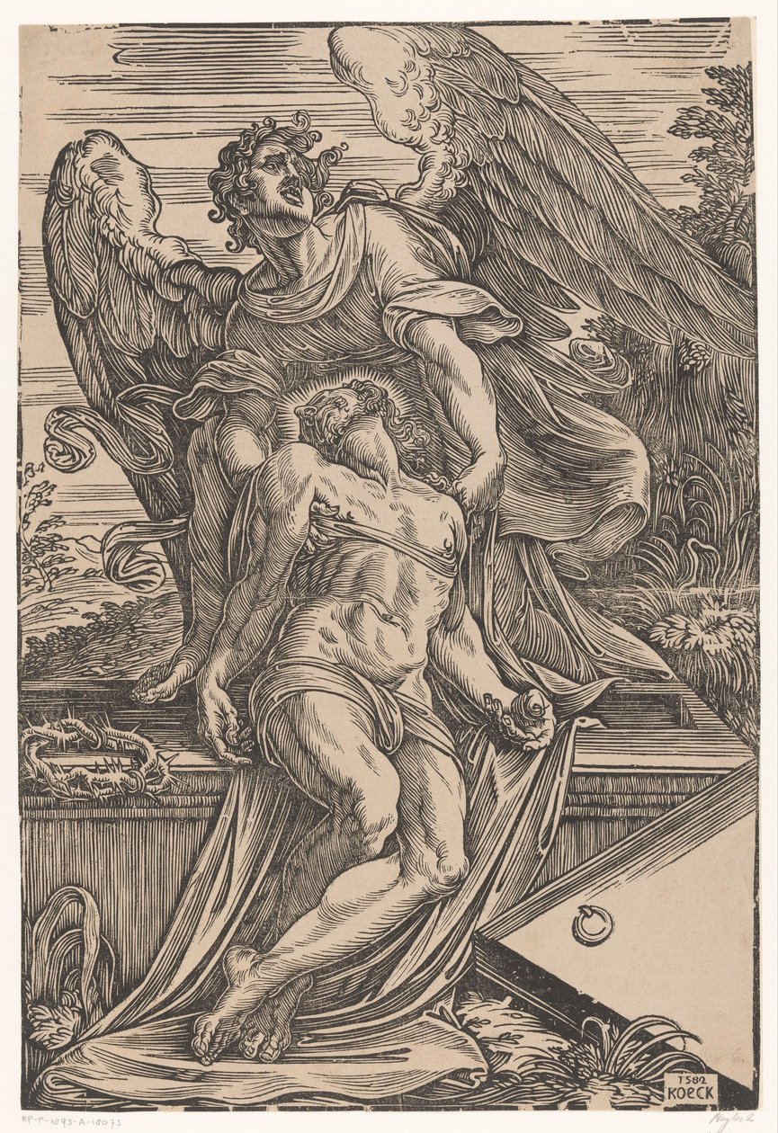 Ángel con el cuerpo de Cristo de Giuseppe Scolari