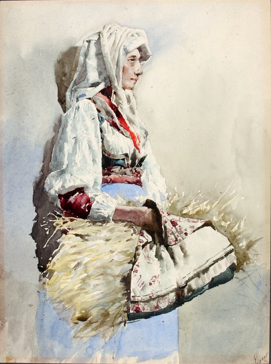 Campesina italiana de Giuseppe Signorini