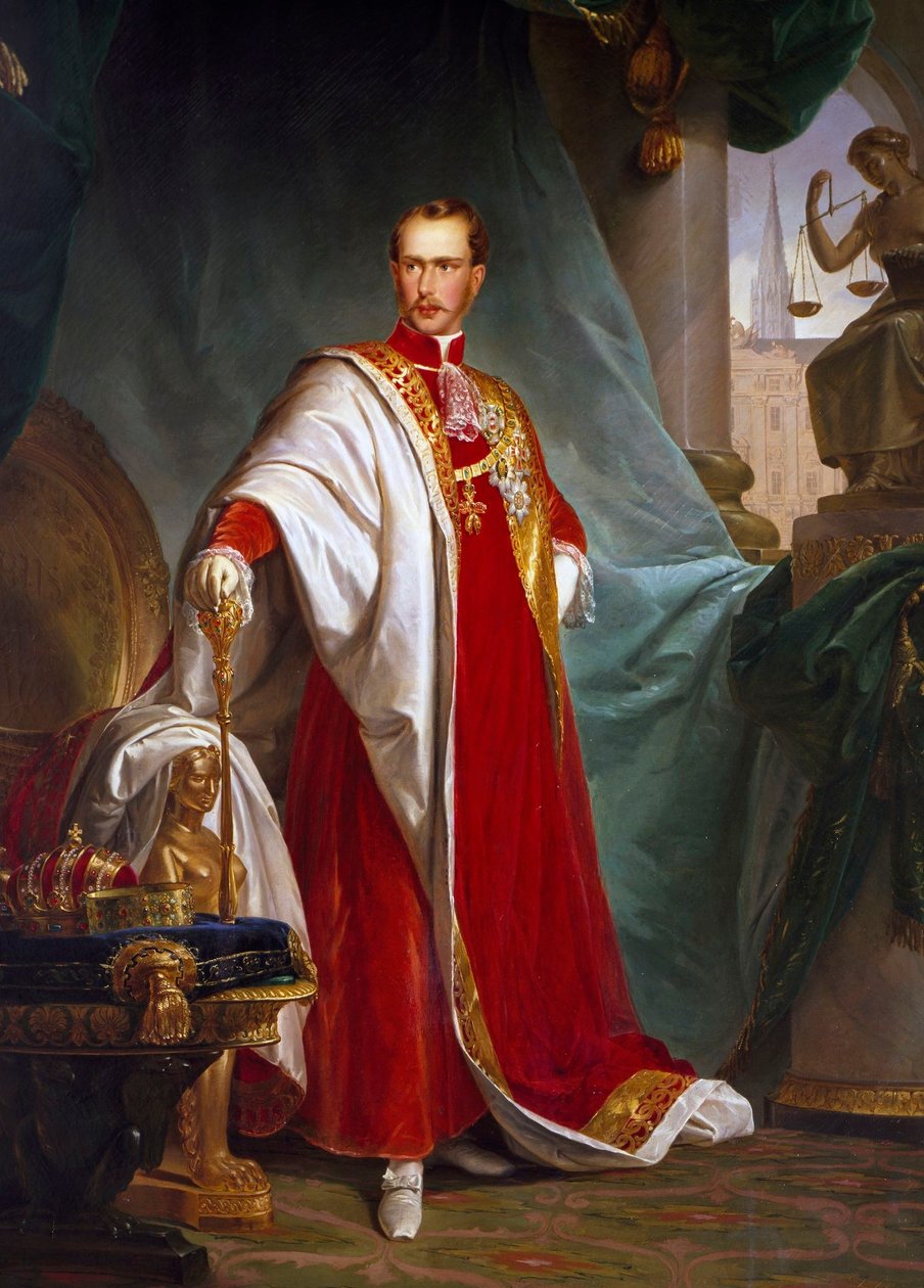Italiano: Retrato de Francisco José, Emperador de Austria Retrato de Francisco José, Emperador de Austria de Giuseppe Sogni
