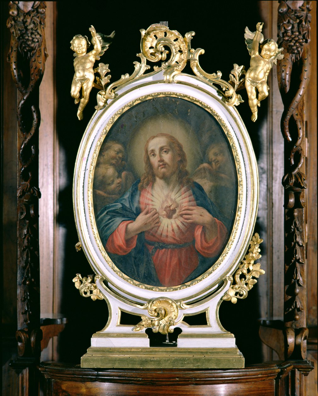El Sagrado Corazón de Cristo, de la Capilla del Internado, 1766 de Giuseppe Varotti