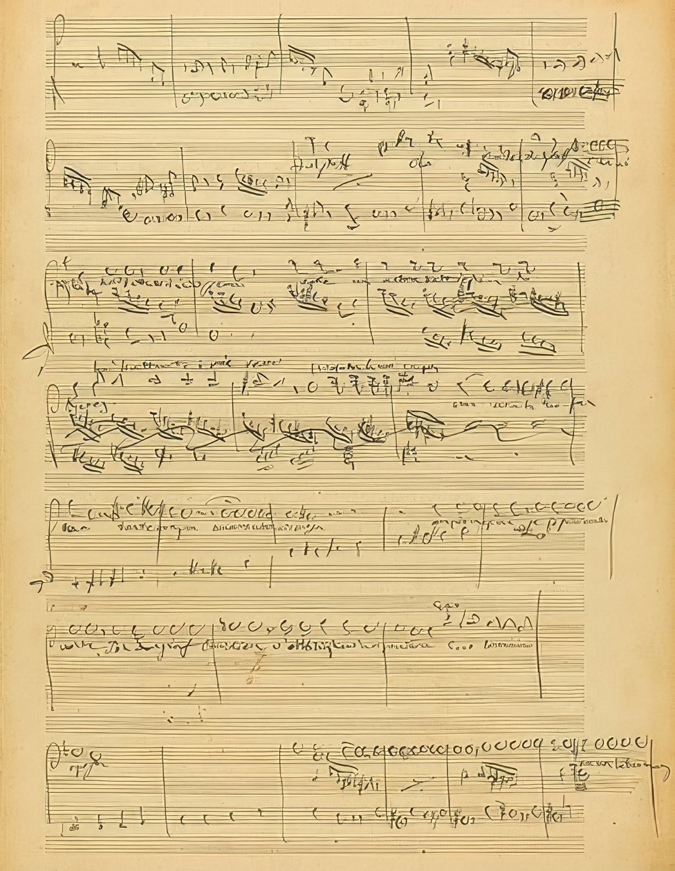 Autógrafo: Falstaff, ópera en tres actos de Giuseppe Verdi