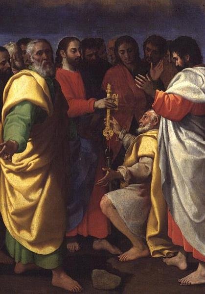 La encomienda de Cristo a San Pedro de Giuseppe Vermiglio