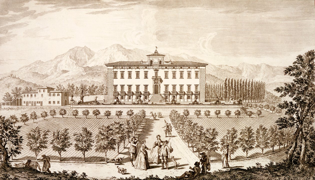 Vista de la Villa del Barone, de 