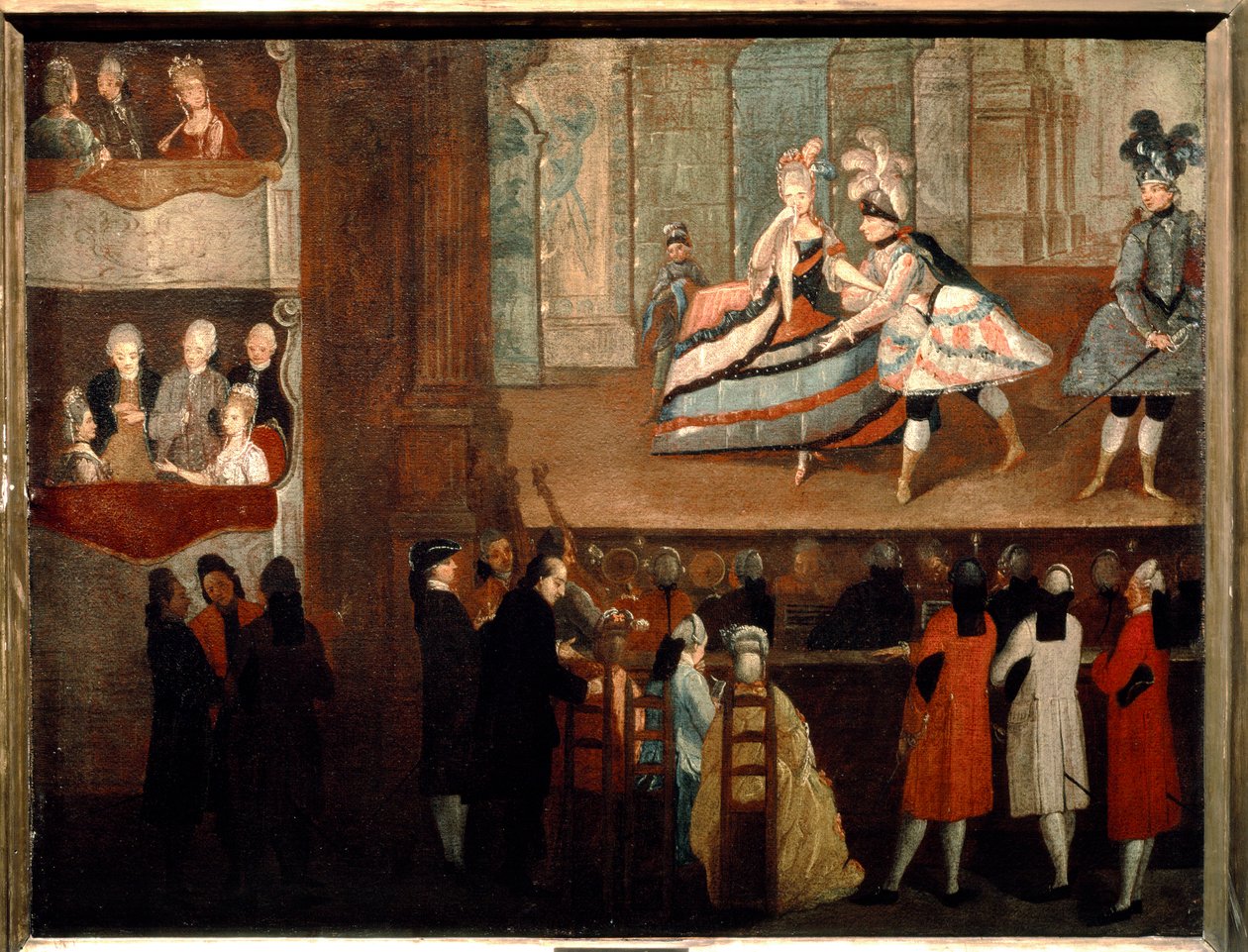 Opera Serie, finales del siglo XVIII (óleo) de Giuseppe de Albertis