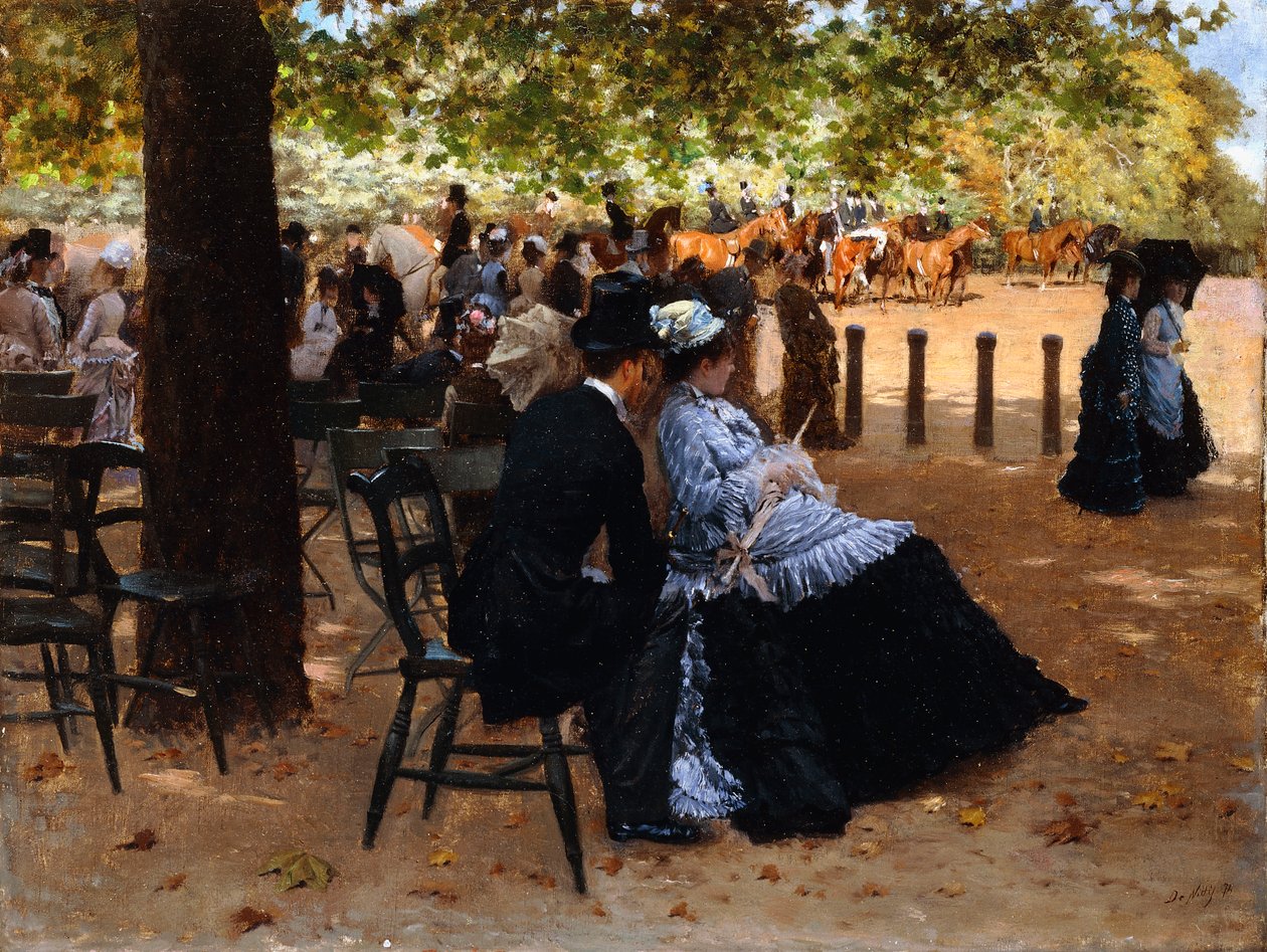 En el hipódromo de Giuseppe or Joseph de Nittis