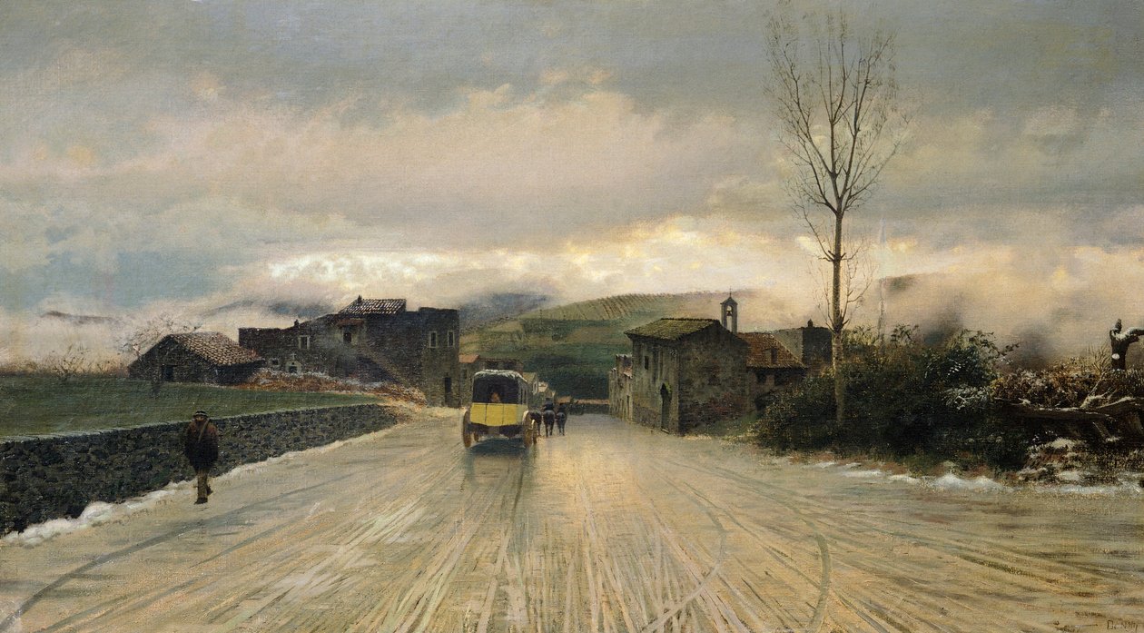 Cruzando los Apeninos de Giuseppe or Joseph de Nittis