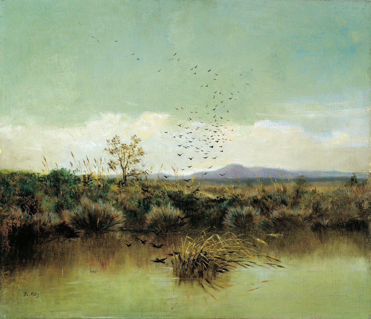 En las orillas del Ofanto de Giuseppe or Joseph de Nittis