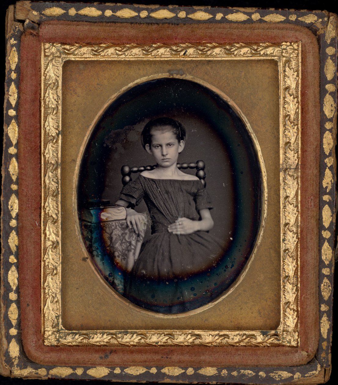 Retrato de niña,c. 1850 (foto) de Glenalvin J. Goodridge