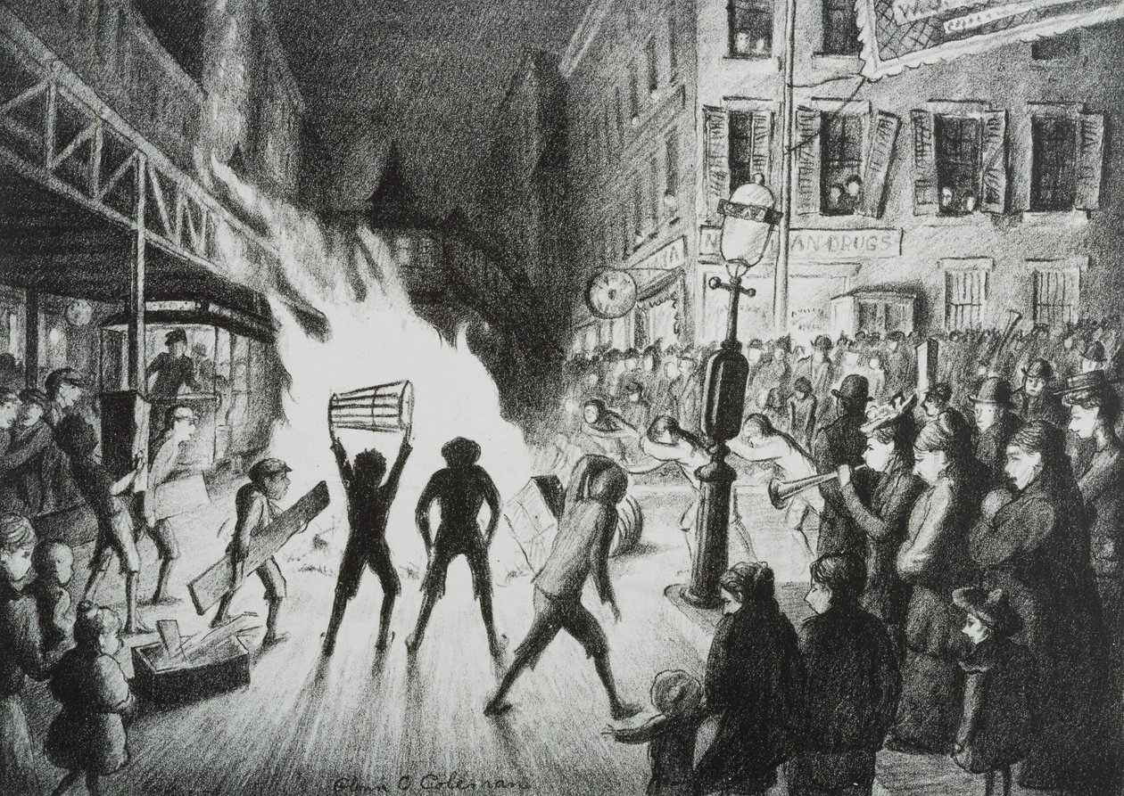 Hoguera de la noche electoral de Glenn O Coleman