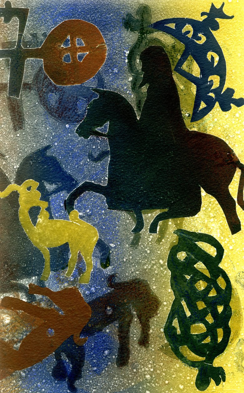 Jinetes pictos de Gloria Wallington