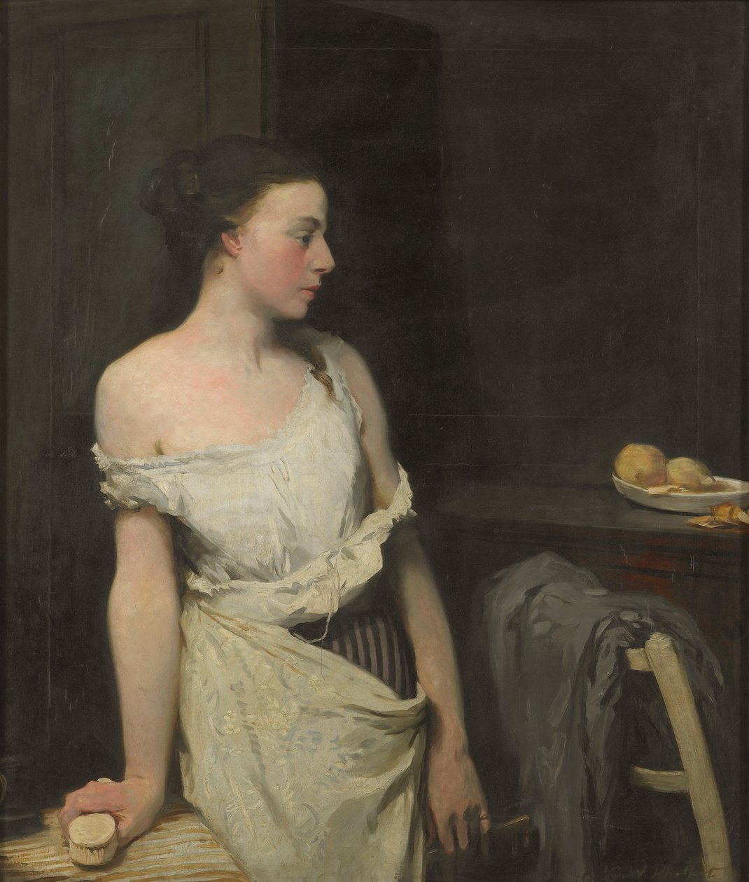 Chica en su tocador de Glyn Warren Philpot