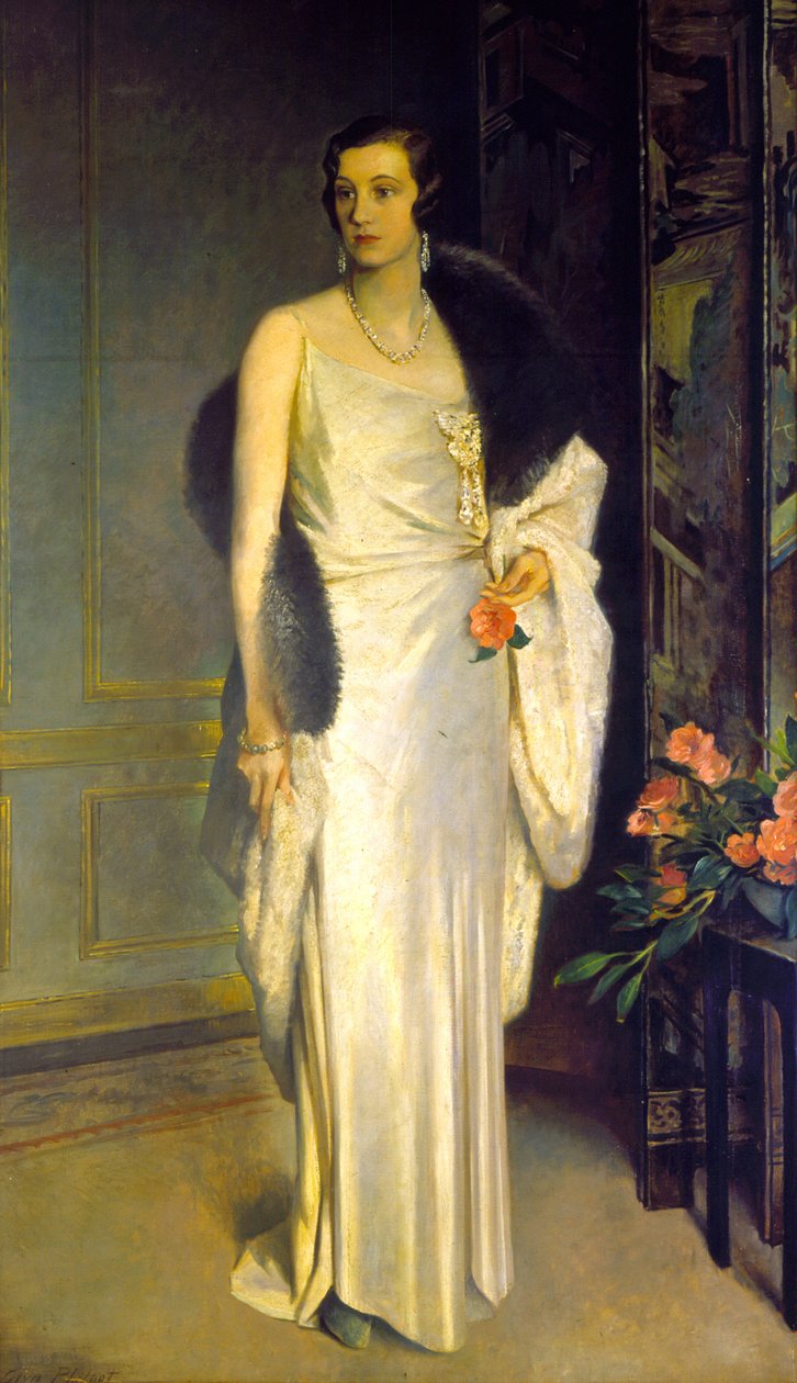 Retrato de Loelia, Duquesa de Westminster, ahora Lady Lindsay de Glyn Warren Philpot