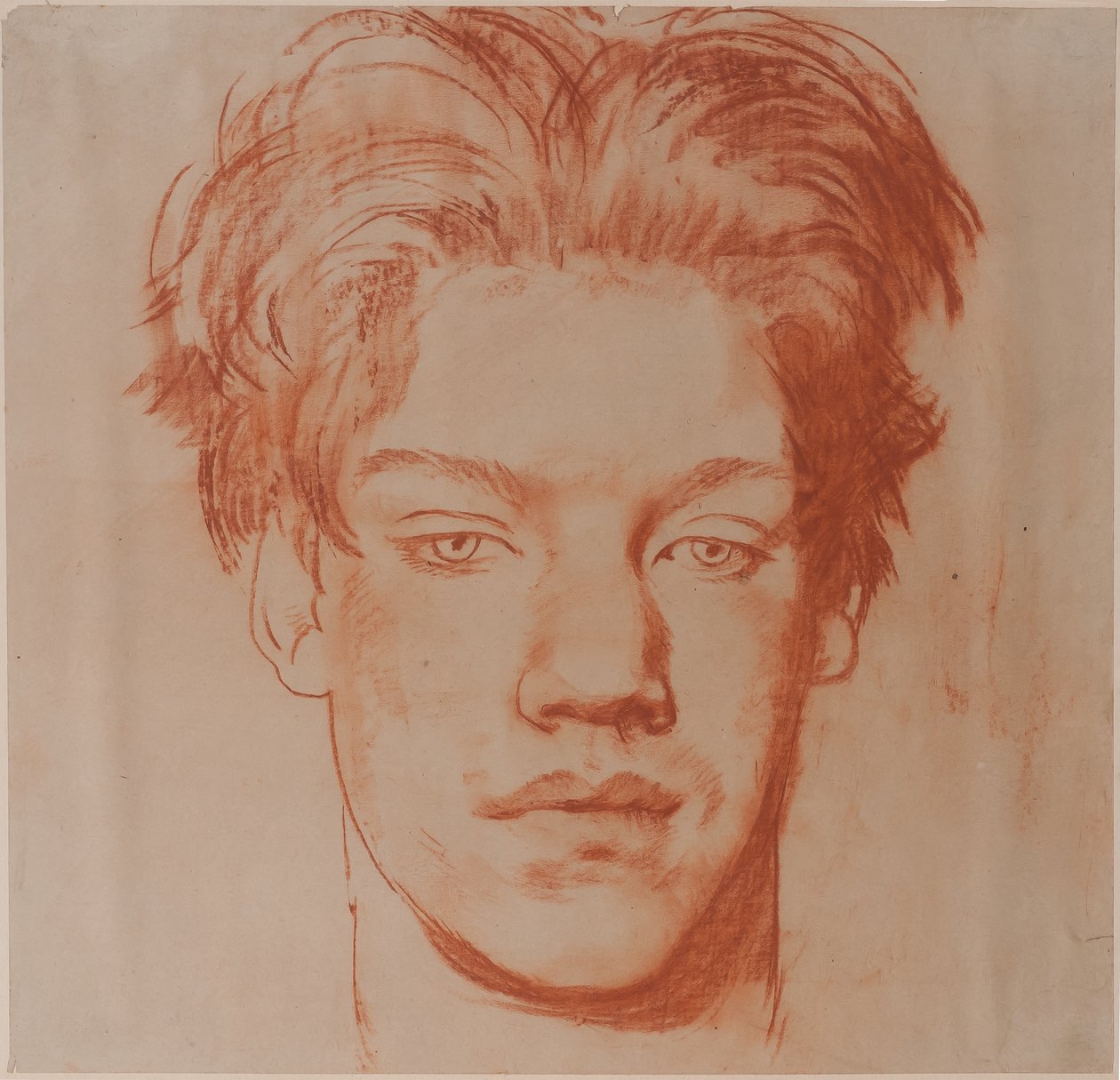 Cabeza de un joven (tiza roja) de Glyn Warren Philpot