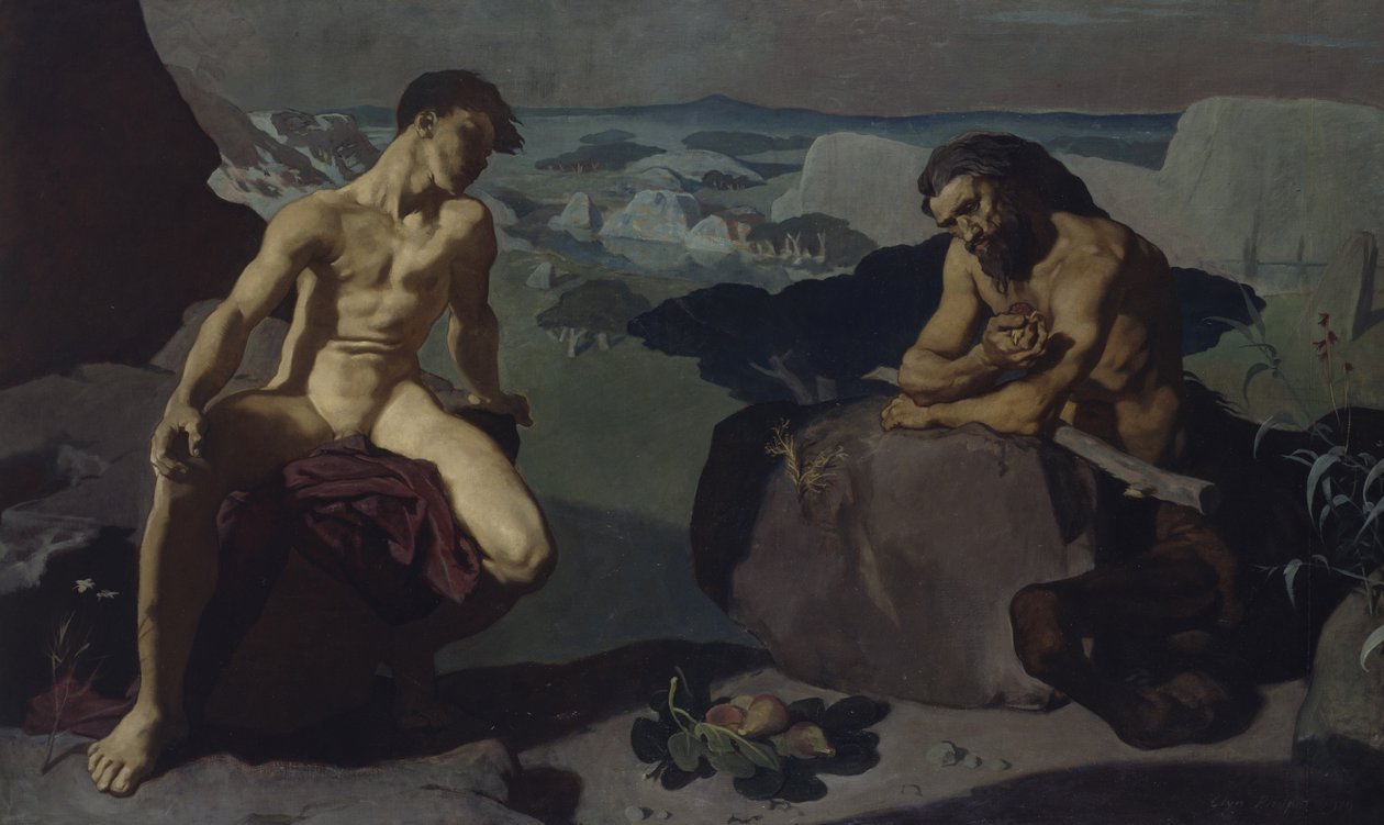 Melampo y el centauro de Glyn Warren Philpot