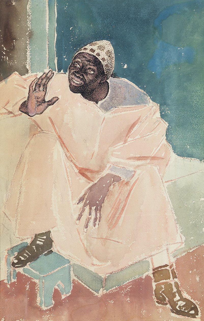 Marroquí sentado, 1936 de Glyn Warren Philpot