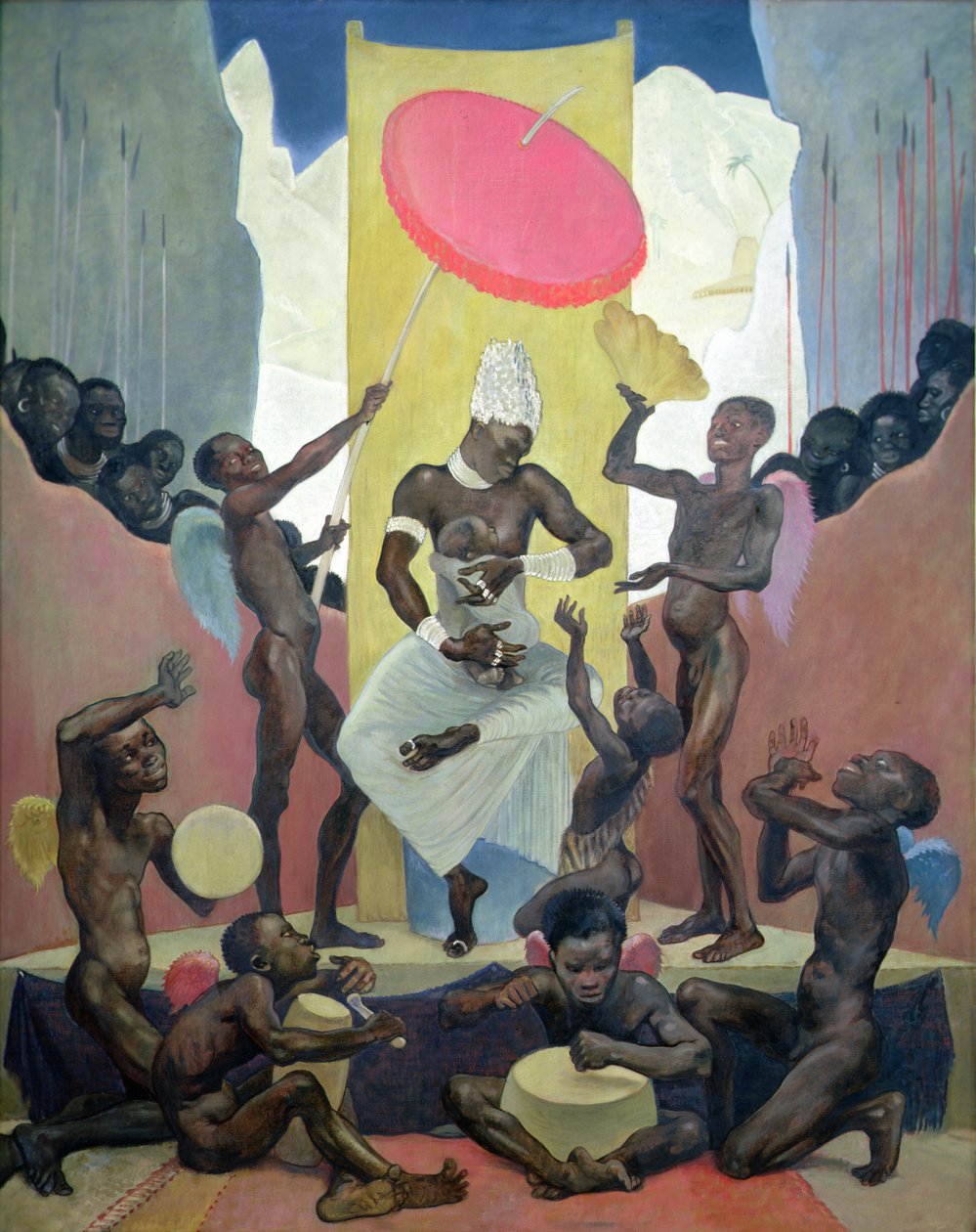 la virgen negra de Glyn Warren Philpot